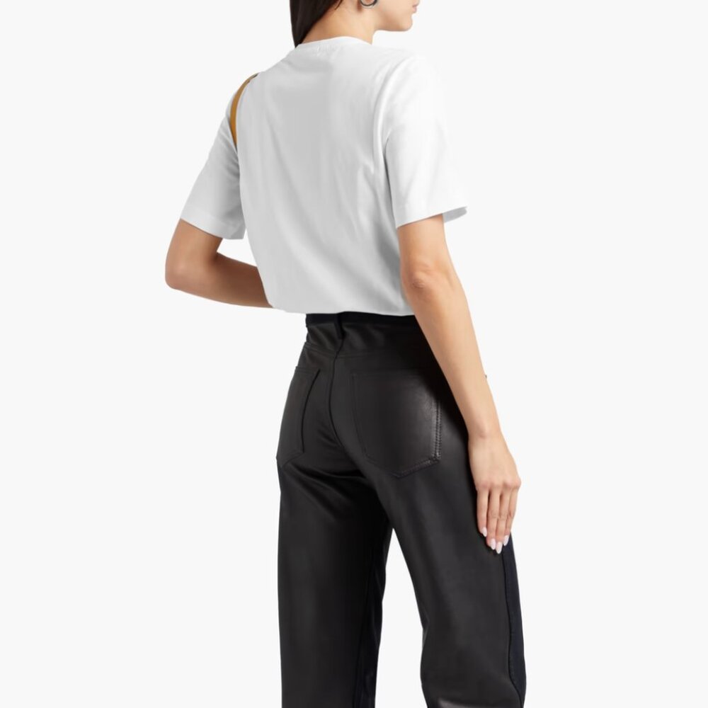 Markus Lupfer Alex T-shirt with Sequins in White Organic Cotton, Small, NWT - Picture 10 of 11